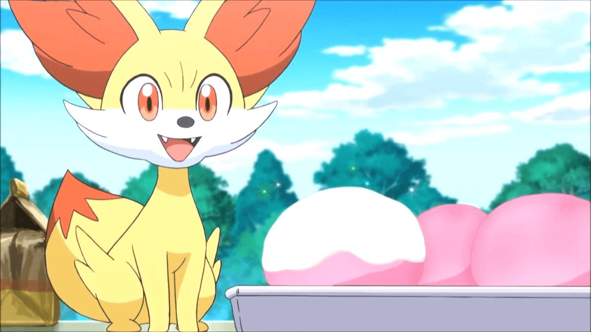 Fennekin, a small fennec-inspired fox with large ears