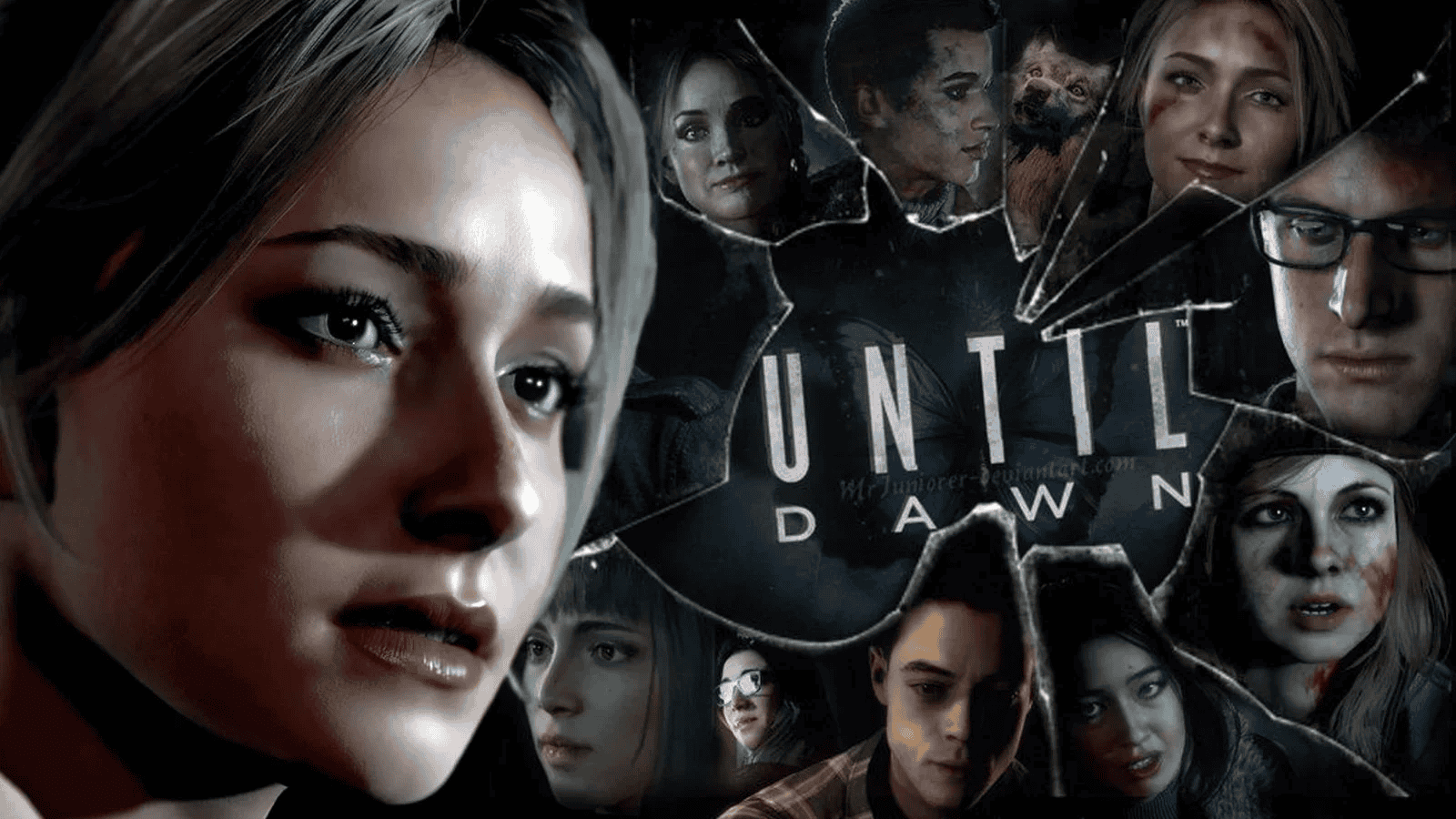 Characters facing choices in a mountain cabin from Until Dawn