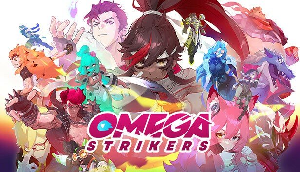 Omega Strikers logo and promotional art