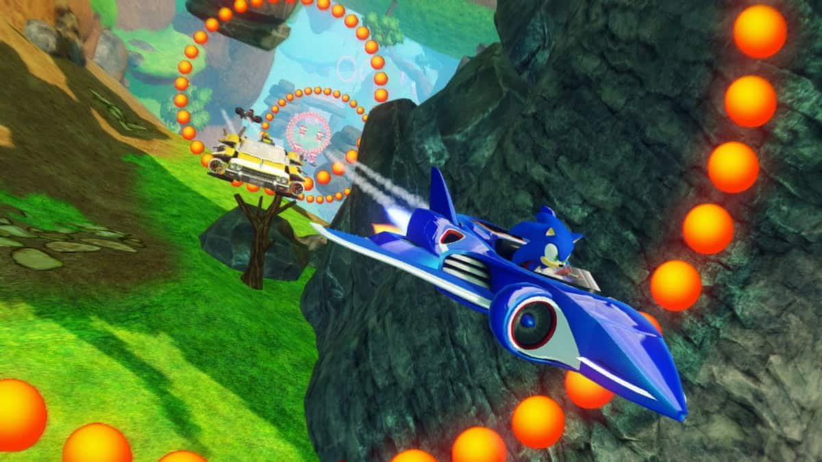 Sonic & All-Stars Racing Transformed gameplay screenshot
