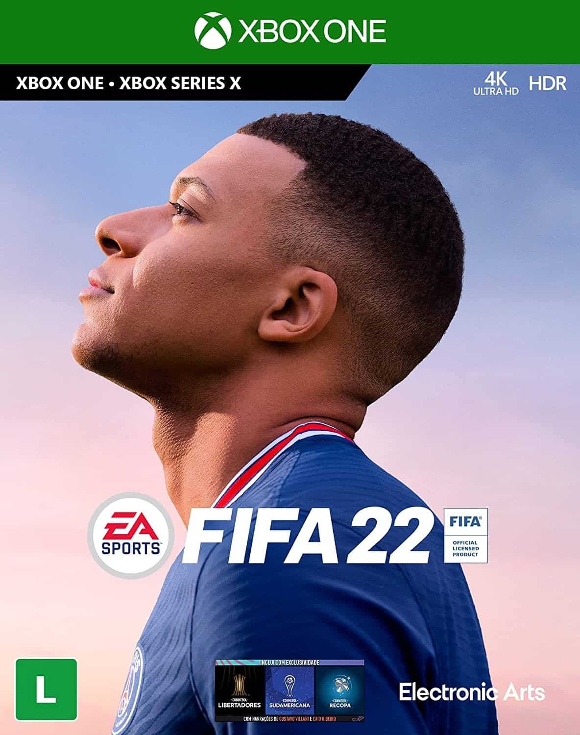 FIFA 22 cover art for console edition