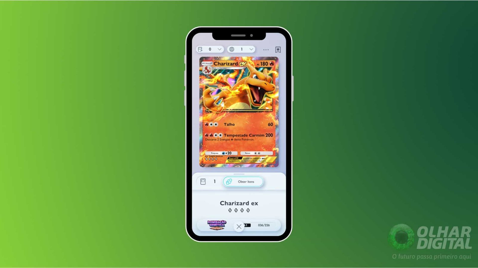 Charizard ex card artwork