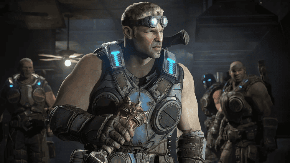 Cover art for Gears of War: Judgment featuring Damon Baird and Augustus Cole