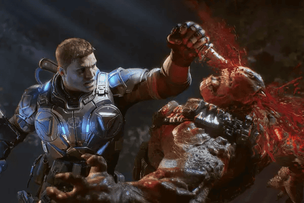 Gears of War 4 key art with JD Fenix