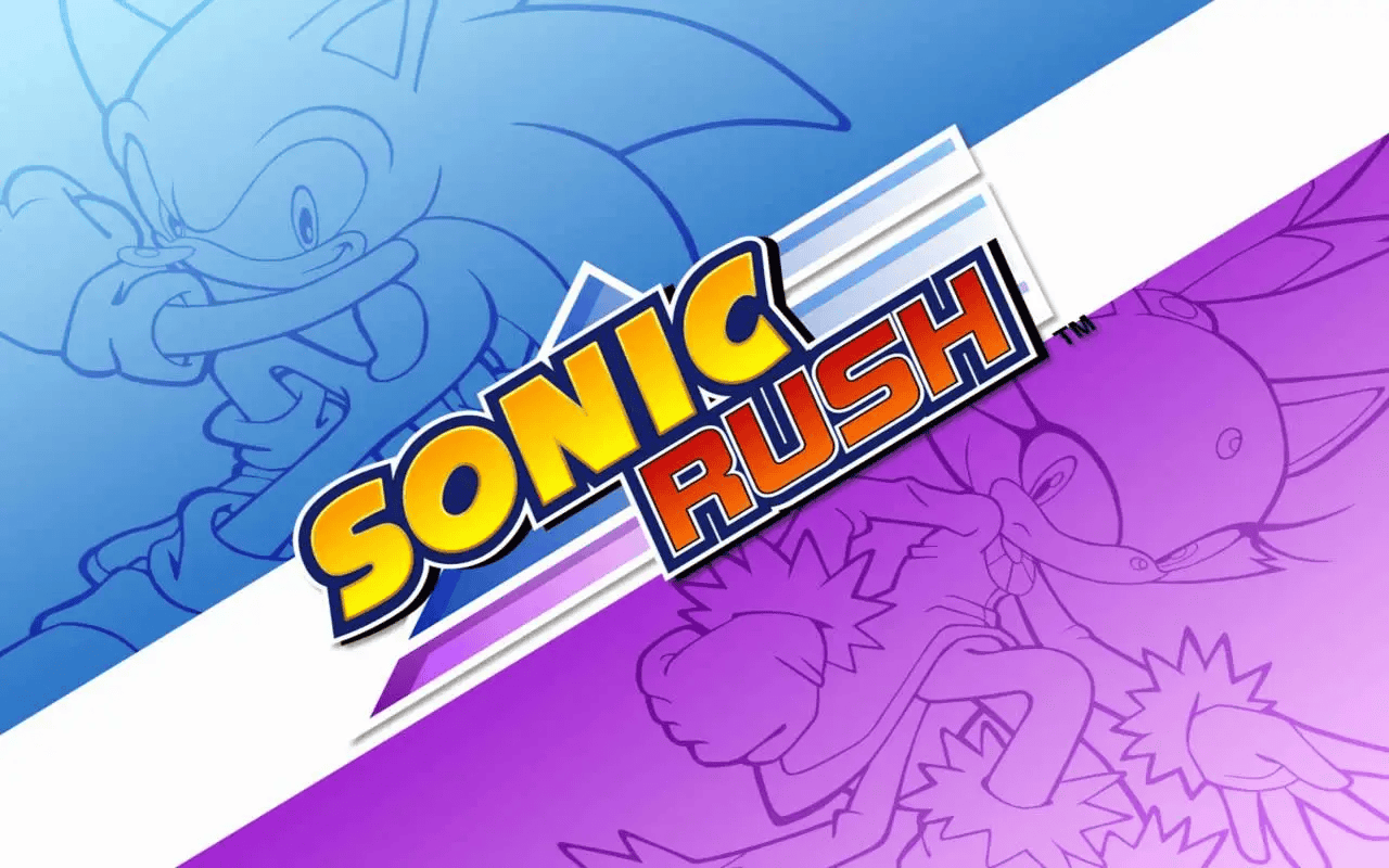 Sonic Rush on Nintendo DS combining 2D action with 3D visuals