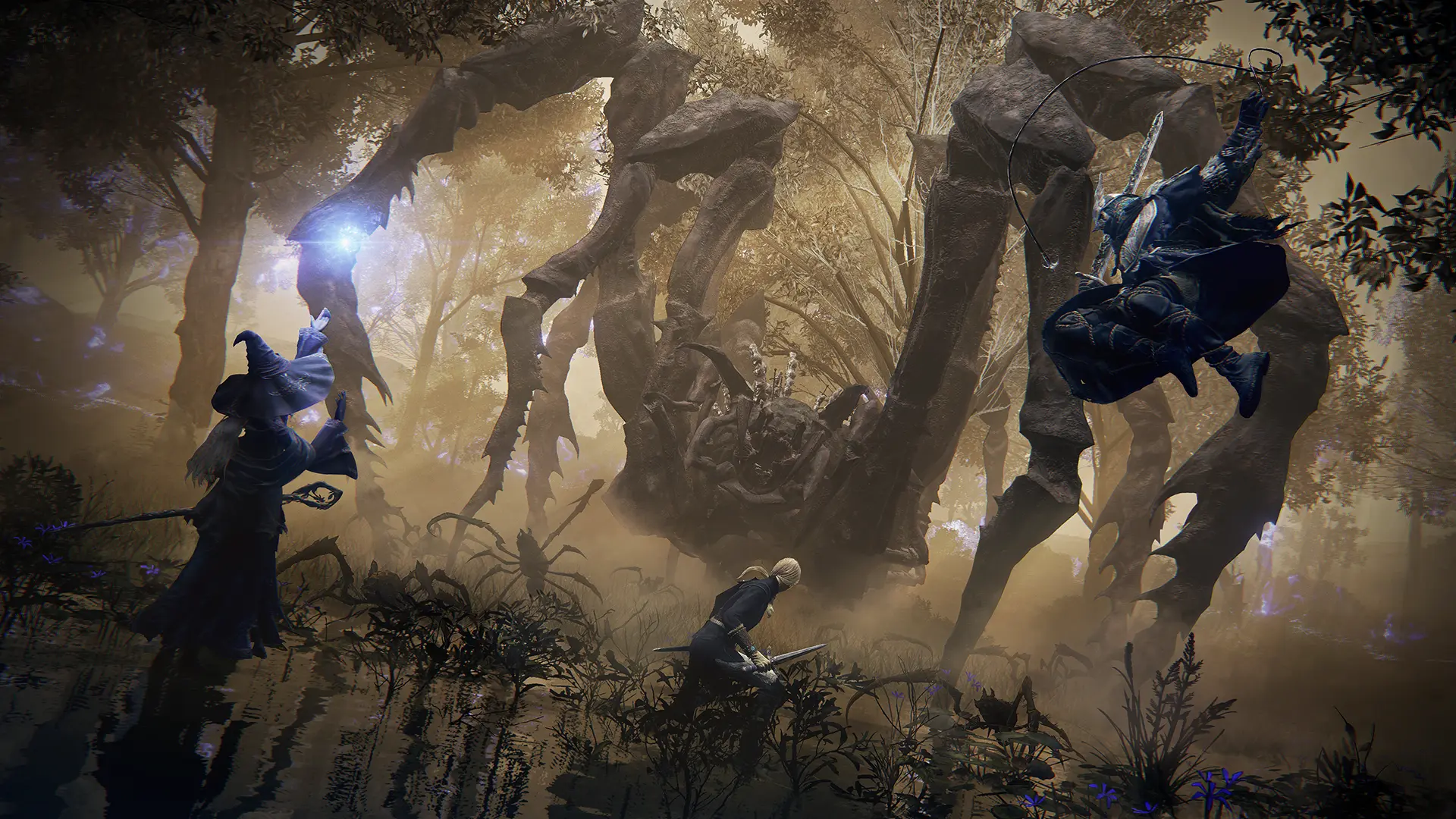 Boss encounter scene hinting at the Lord of the Night