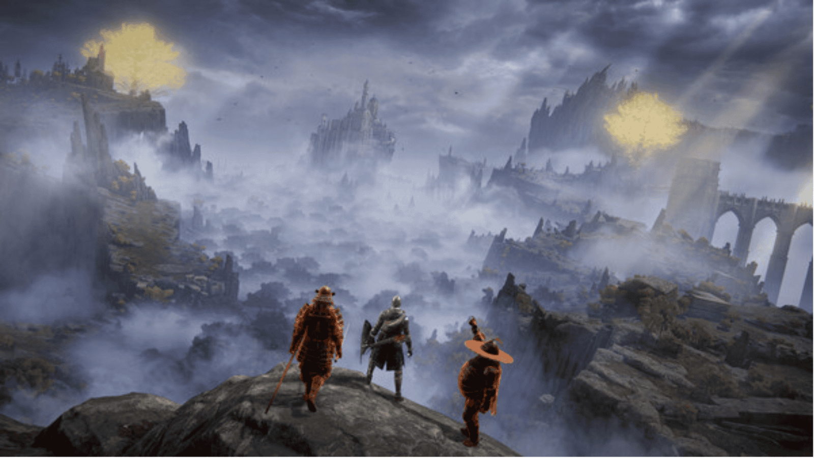 Promotional image showing the open-world aesthetic of Nightreign