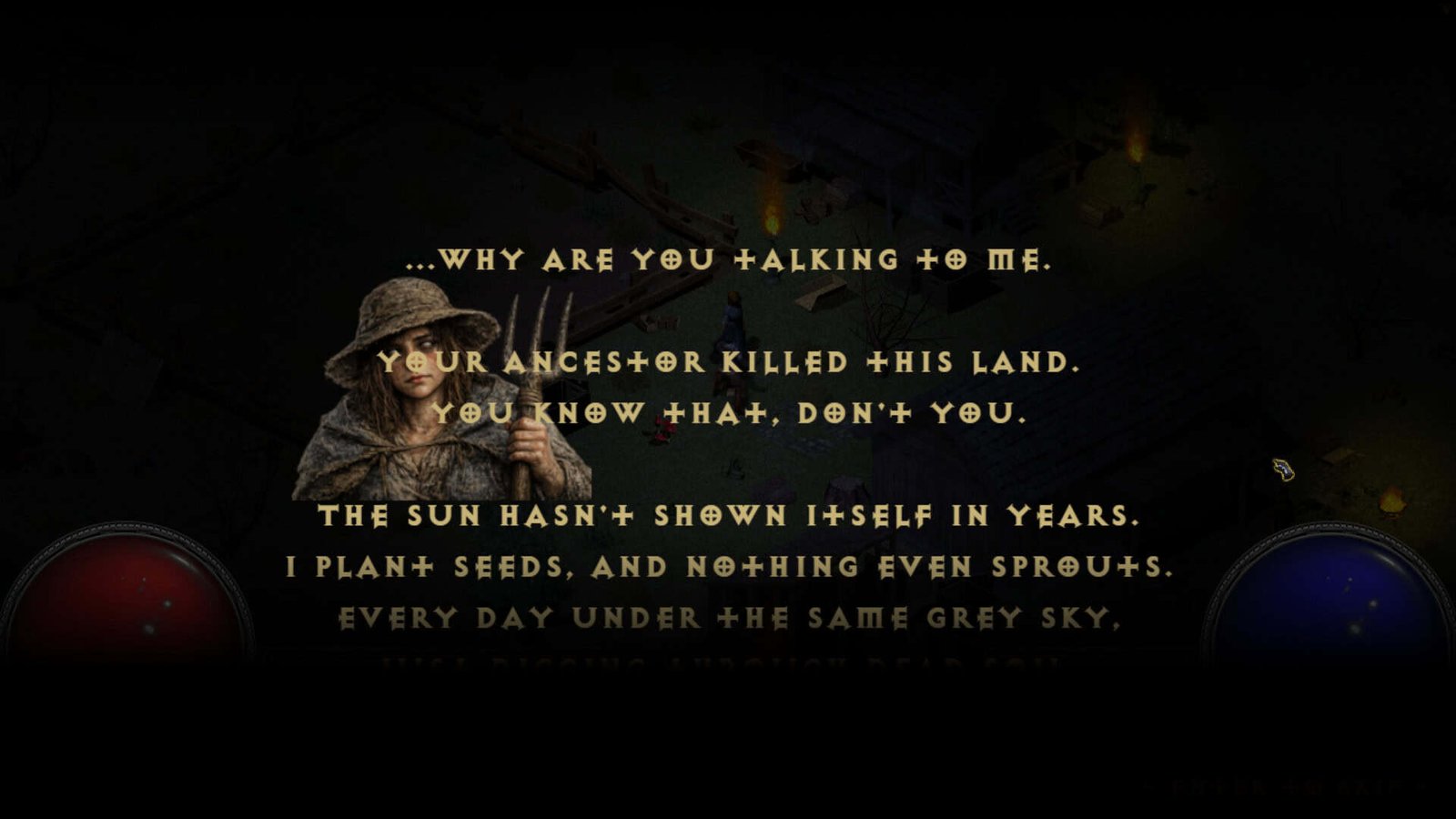 In-game NPCs with mixed voice quality