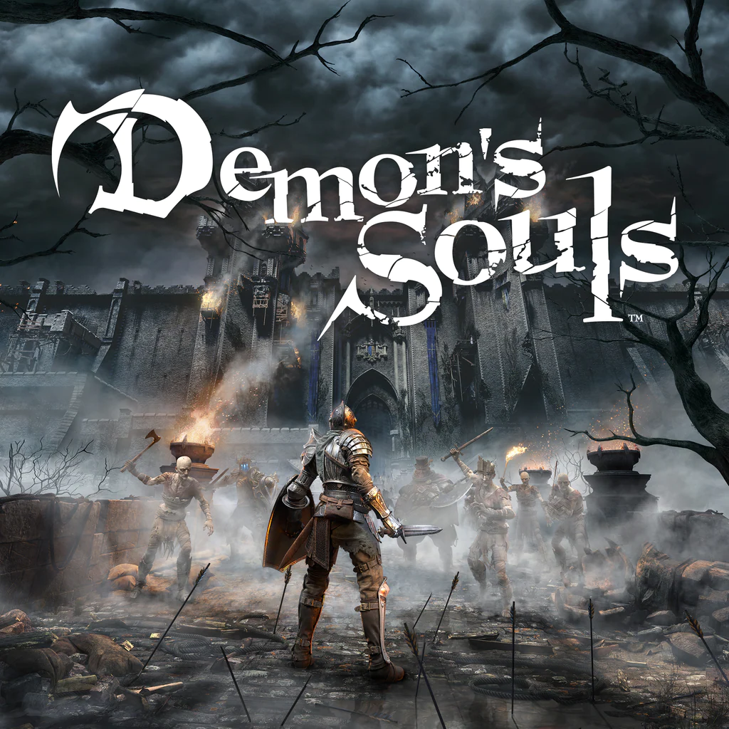 Dark, atmospheric boss encounter from the Demon’s Souls remake