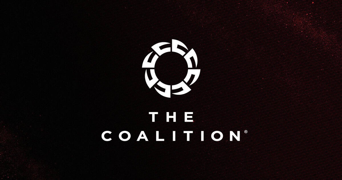 The Coalition studio workspace with team members at desks