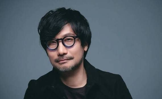 Hideo Kojima portrait at work