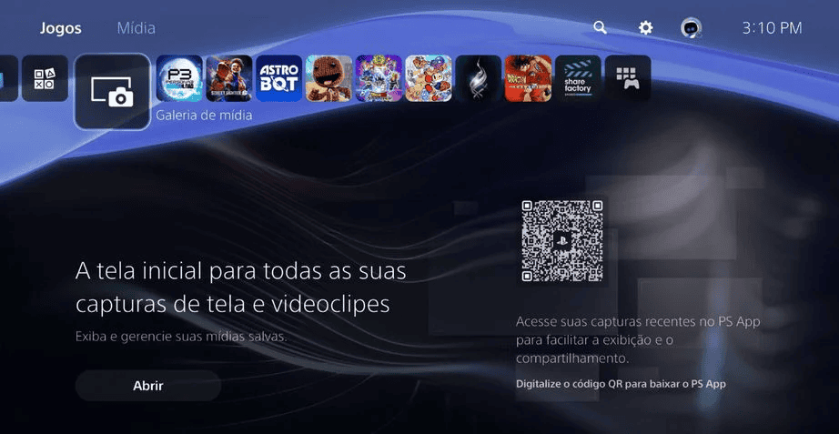 PlayStation 4-style PS5 theme