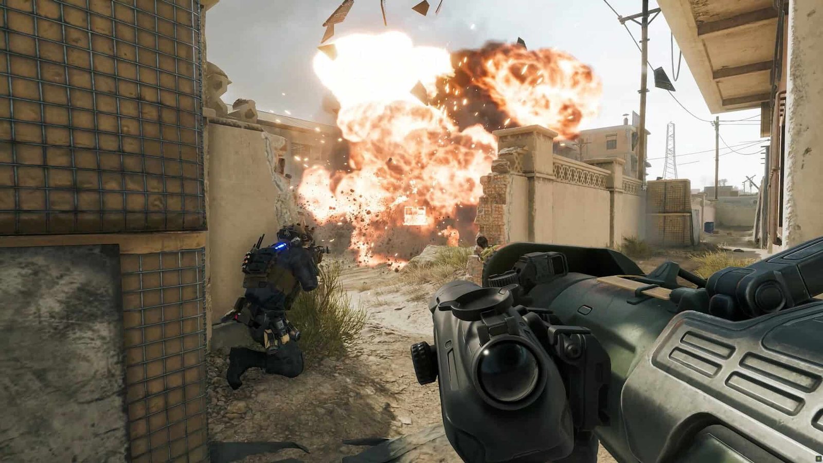 Direct firefight in Delta Force