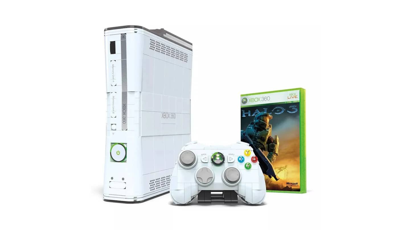 Microsoft partners with Mega to sell buildable Xbox 360 replica