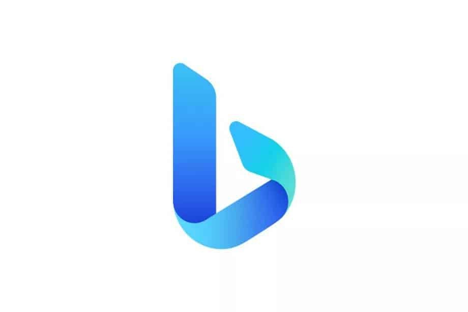 Updated Bing logo with Microsoft branding