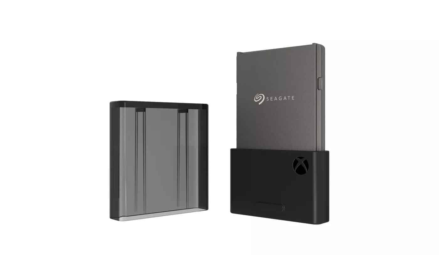 Seagate 1 TB Expandable Storage Card attached to an Xbox console