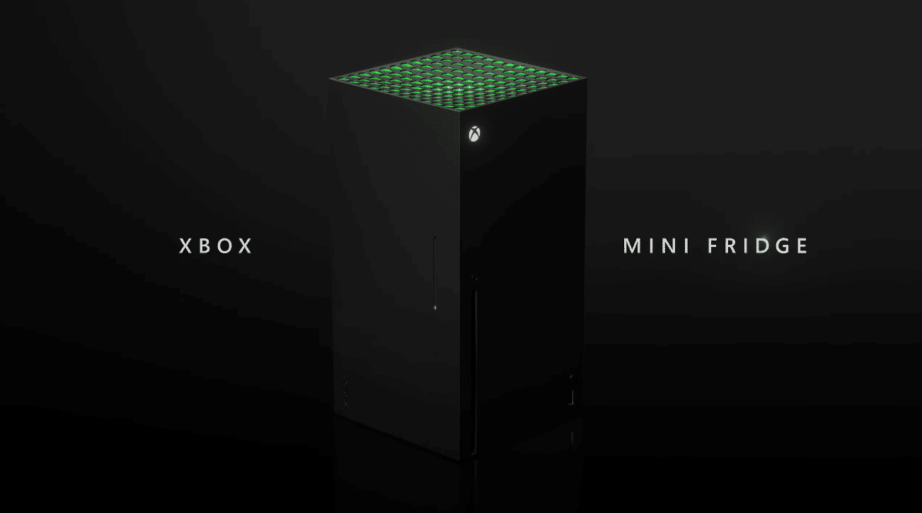 Microsoft unveils Xbox Series X–shaped mini fridge