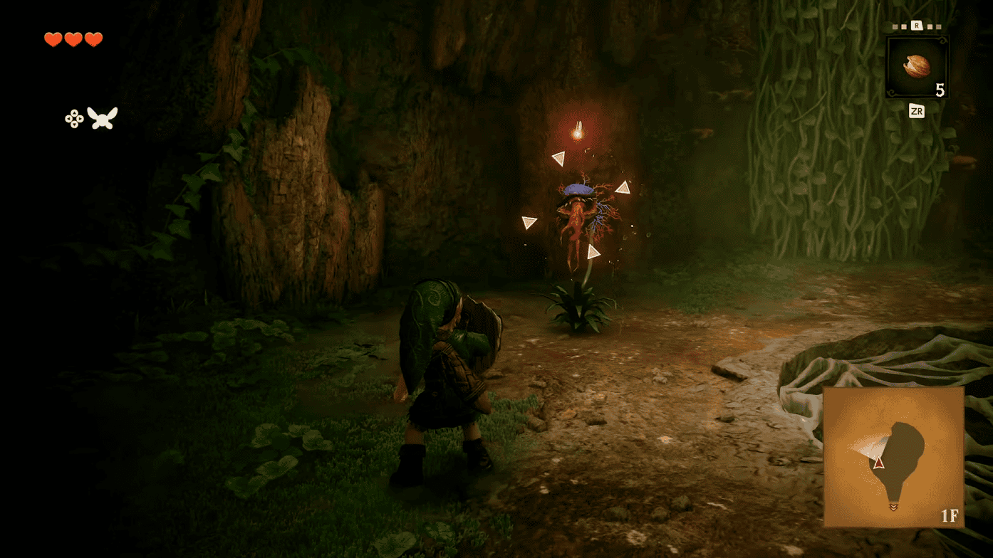 Link exploring a rebuilt Hyrule in the Ocarina of Time remake on Switch 2