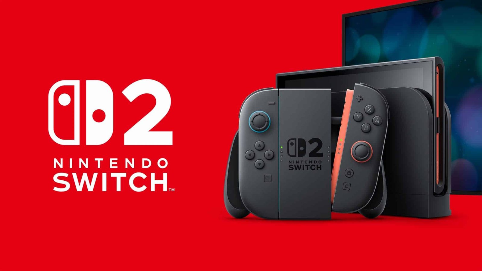 Nintendo Switch 2 console on display
