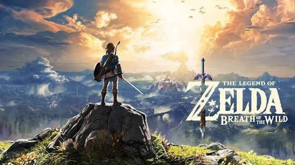 The Legend of Zelda logo and celebratory artwork