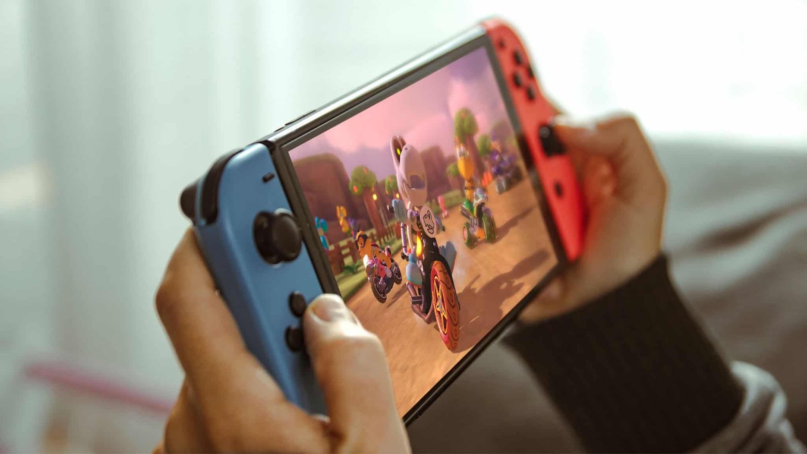 Two consoles side by side, representing a gradual transition from the original Switch to the Switch 2