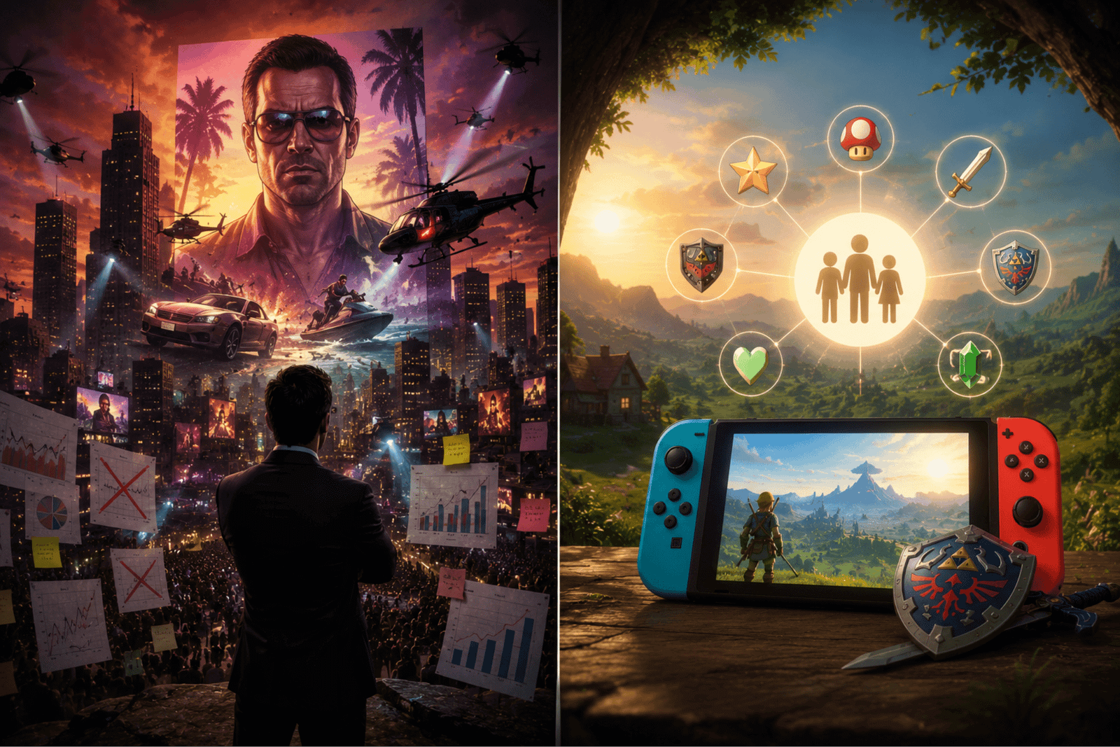 Nintendo’s Calm vs. Rockstar’s Storm: Business Lessons from GTA 6 Release