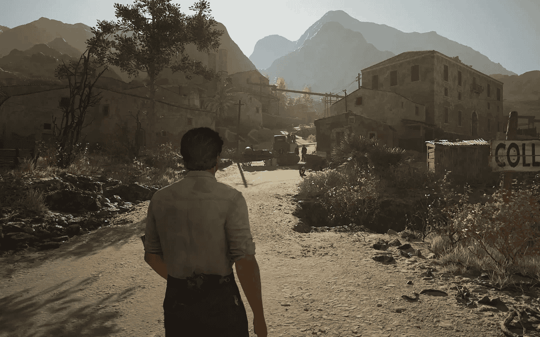 Screenshot of Mafia: The Old Country showing a Sicilian street scene