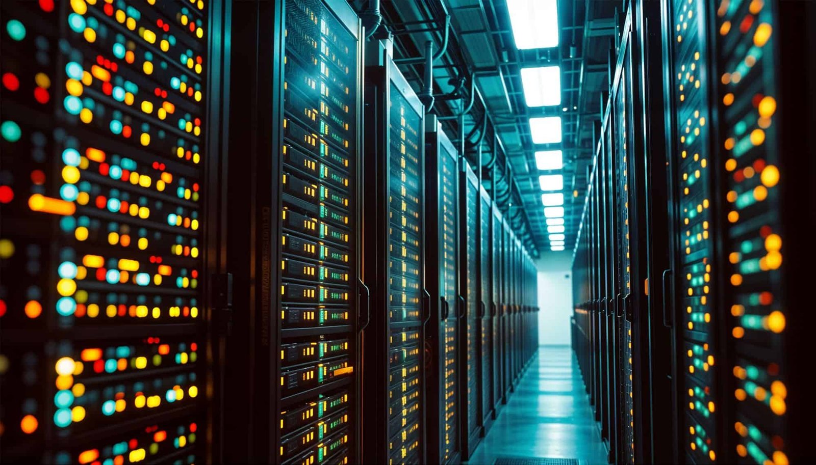 data center servers and racks