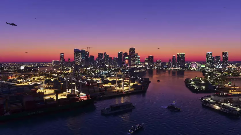 Rockstar logo with promotional art hinting at GTA 6 release