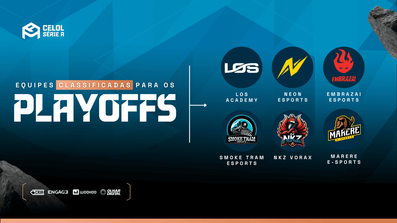 Six Teams Advance to CELOL Série A Playoffs