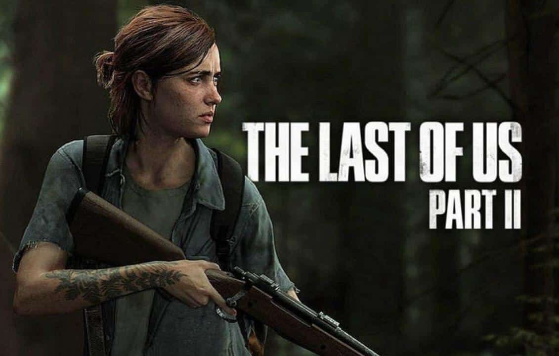 Ellie from The Last of Us Part II holding a guitar