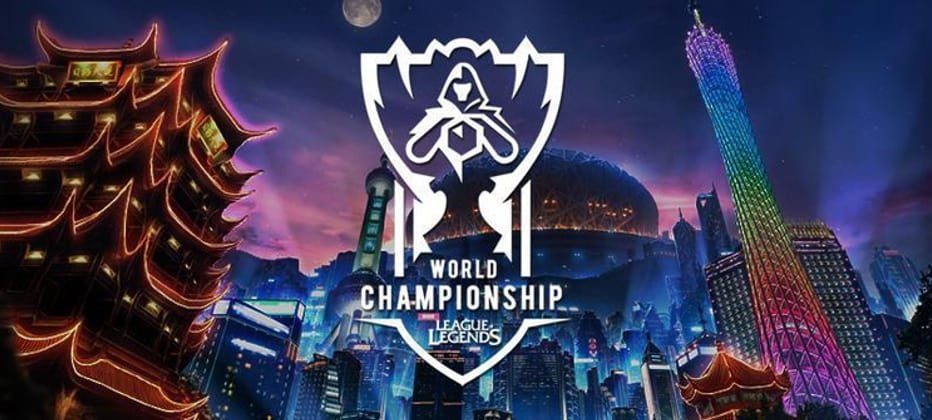 League of Legends Championship stage with crowd