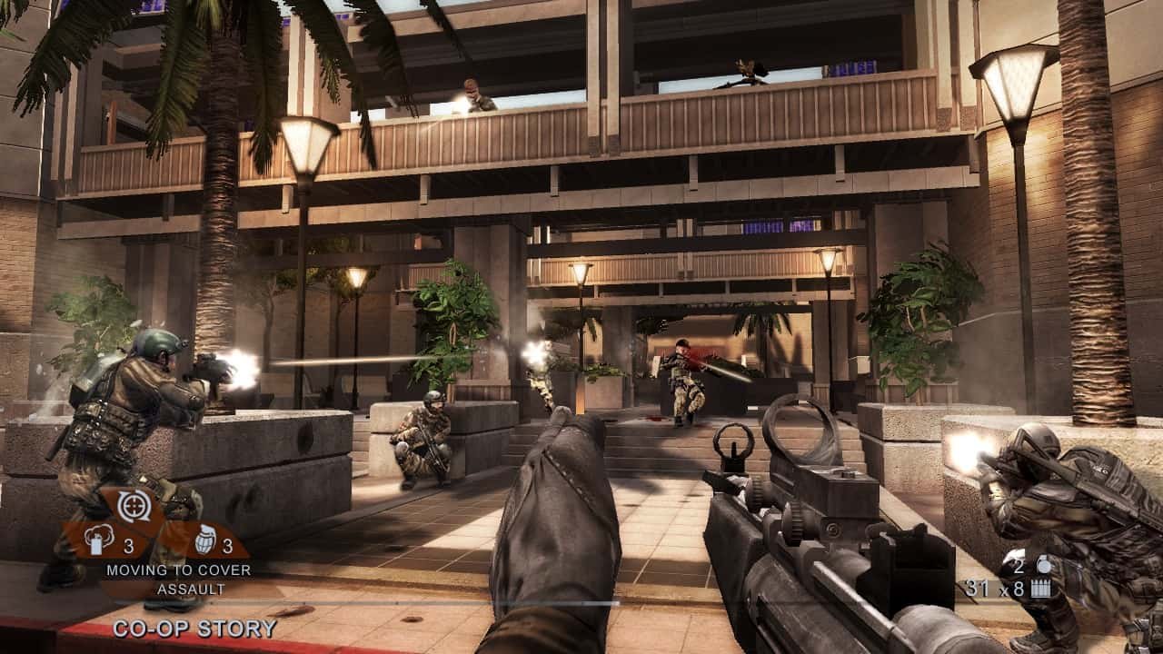Cover art for Tom Clancy’s Rainbow Six: Vegas 2 showing tactical operators