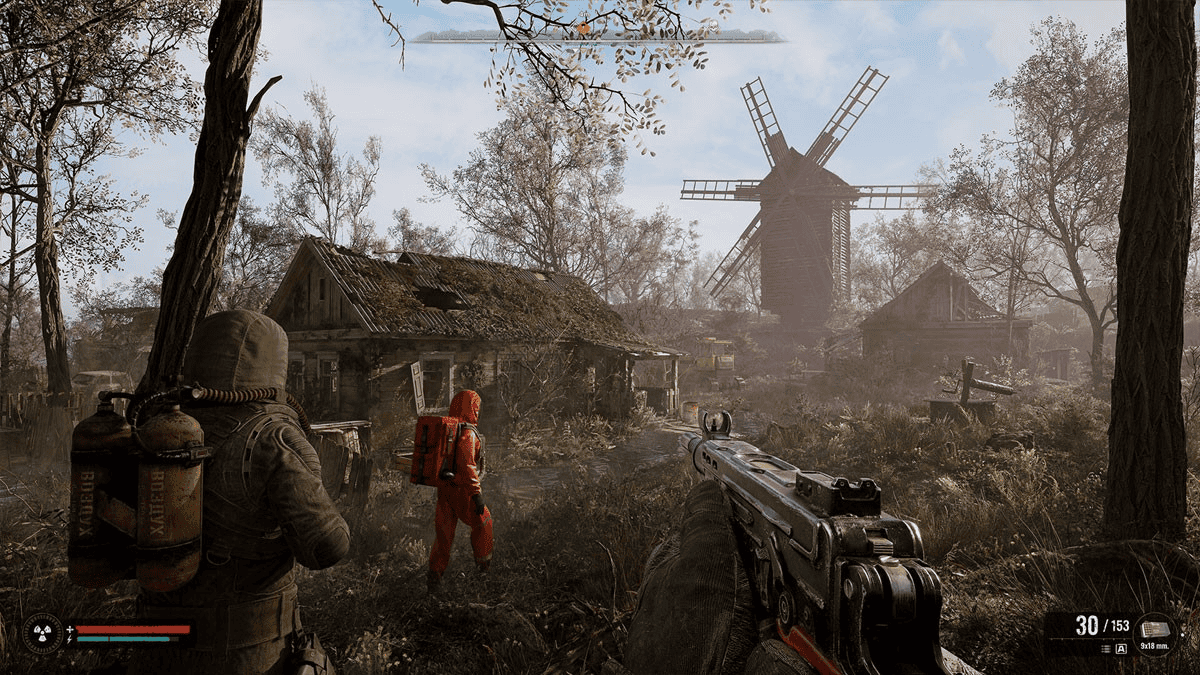 STALKER 2: Heart of Chornobyl landscape of a radioactive, ruined zone