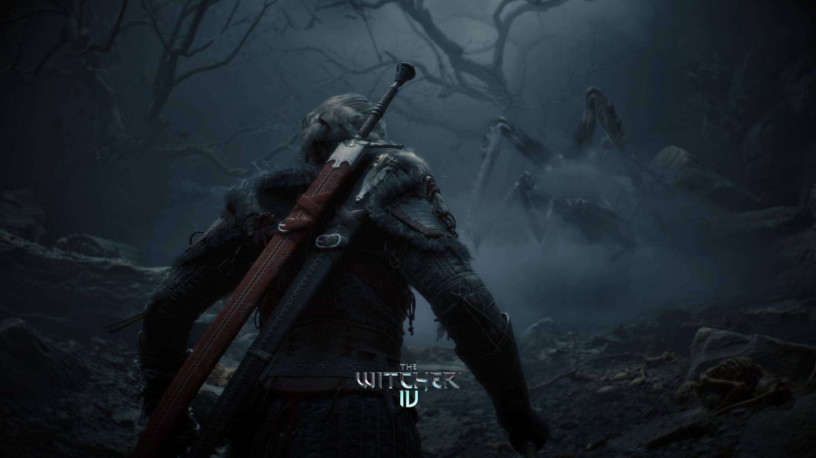 Ciri in combat, wielding a silver sword