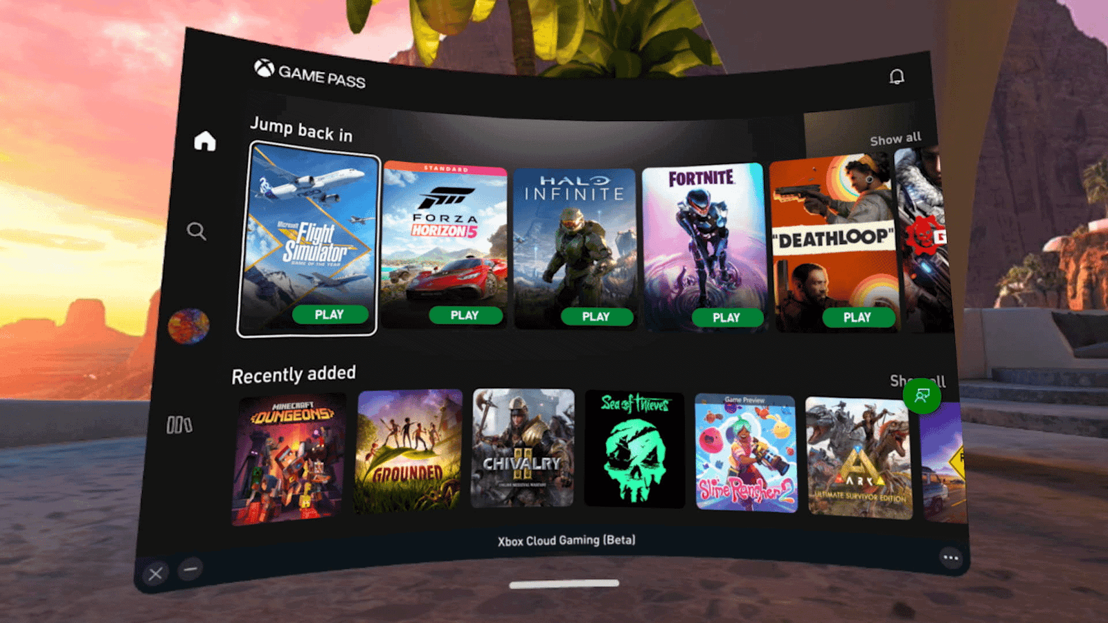 Xbox Cloud Gaming coming to Meta Quest headsets
