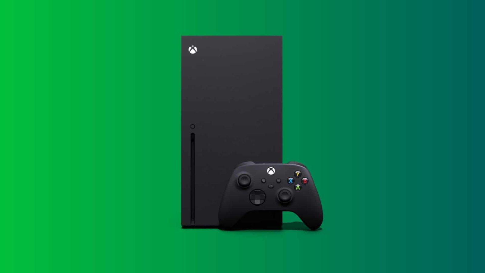 Xbox game cases and promotions on display