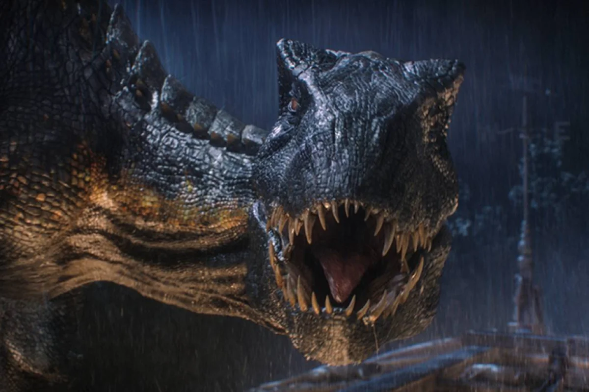 Concept art referencing dinosaurs and Isla Sorna