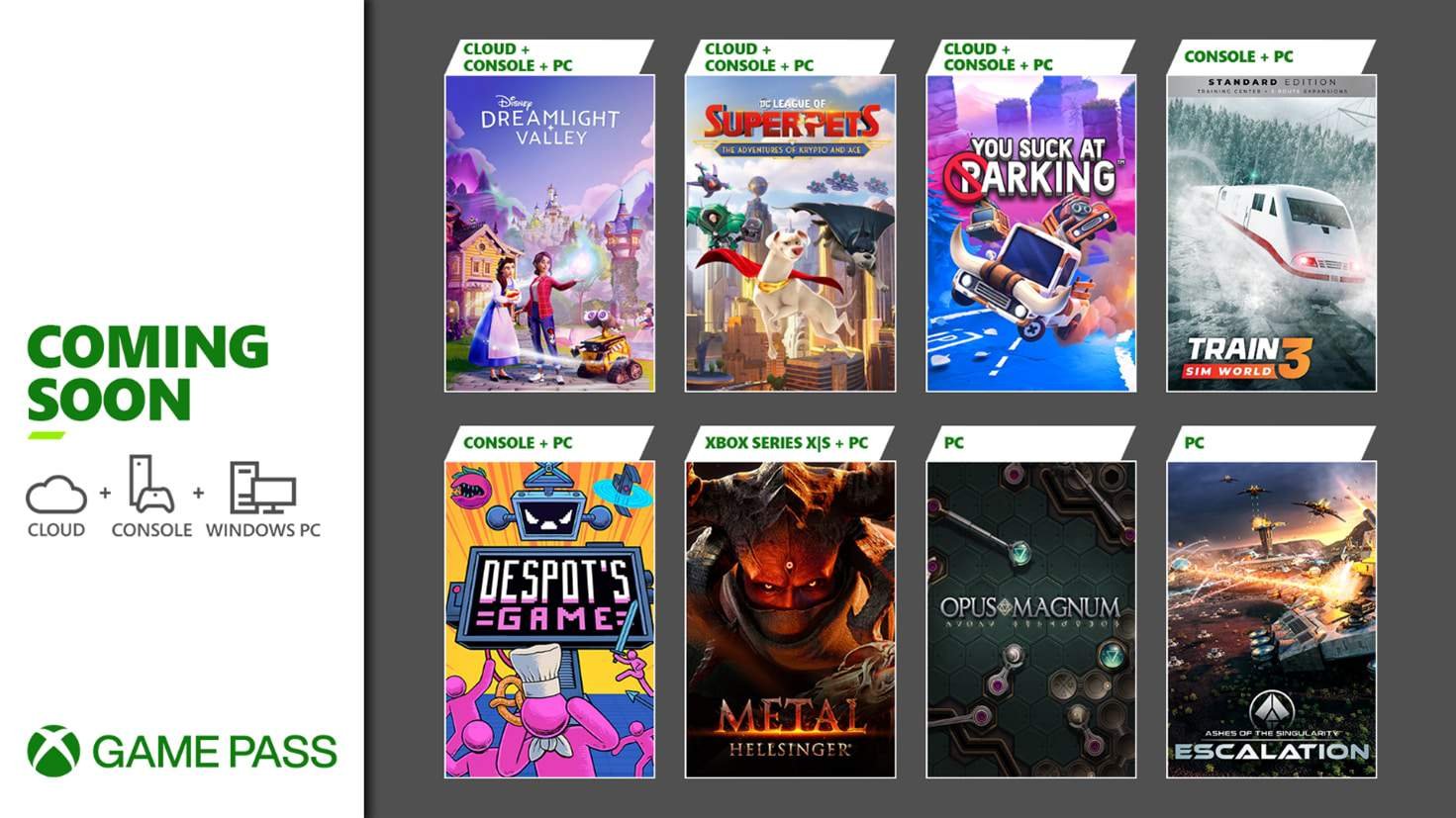 Xbox Game Pass: Games In and Out in September