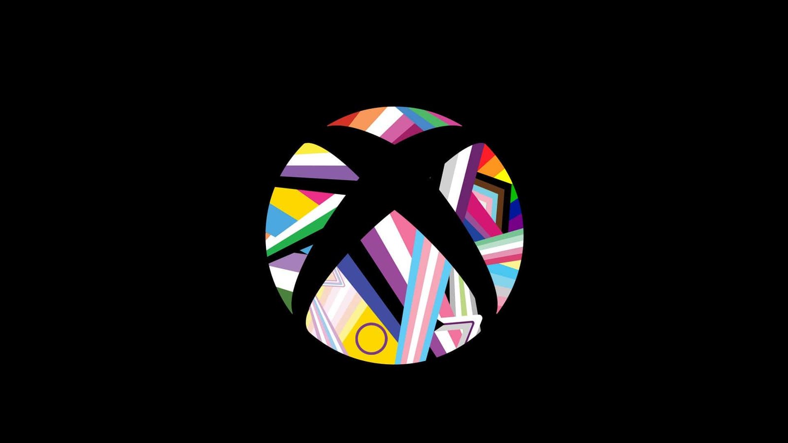 Xbox logo with Pride design